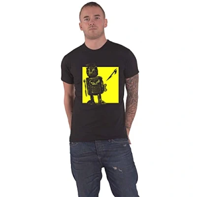 Image of Metallica T Shirt M72 Seasons Burnt Robot Band Logo Official Unisex Black L