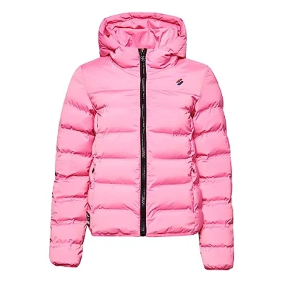 Image of Superdry Women&#039;s Code All Seasons Fuji Jacket A4 Padded, Marne Pink, 8