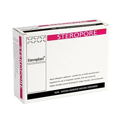 Image of Steropore Adhesive Wound Dressings (10cm x 9cm)