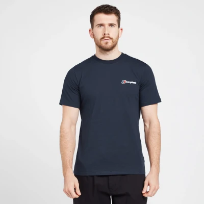 Image of Berghaus Men&#039;s Organic Classic Logo T Shirt, Dusk, L