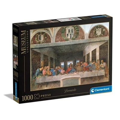 Image of Clementoni 31447 Museum Collection puzzle for adults and children Leonardo: The Last Supper 1000 Pieces