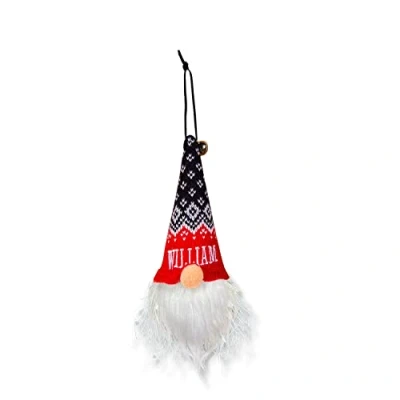 Image of History &amp; Heraldry Light Up Gonk Pre personalised Christmas Hanging Decoration William 00269860800