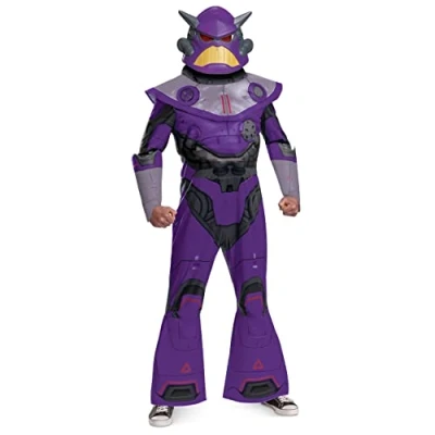 Image of DISGUISE mens Buzz Deluxe Adult Costume 2, As Shown, Men&#039;s Size Extra Large (50 52)