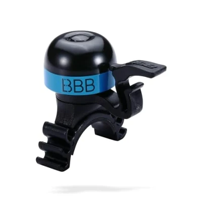 Image of BBB Bike Bell Mini Handlebar Sound for Road Mountain and Racing Bikes Blue MiniFit 16