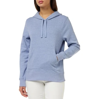 Image of Amazon Essentials Women&#039;s Fleece Pullover Hoodie (Available in Plus Size), Indigo Blue Heather, XS