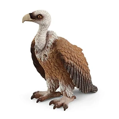 Image of SCHLEICH 14847 Vulture Wild Life Toy Figurine for children aged 3 8 Years, White