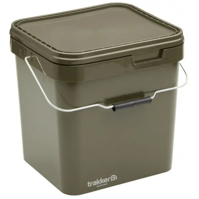 Image of Trakker Olive Square Container 17L Bait bucket