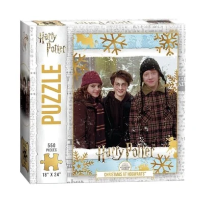 Image of USAopoly USOPZ010686 Harry Potter Christmas at Hogwarts 550 Piece Puzzle, Various