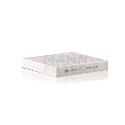 Image of 30676484, 30780376, 30780377 Pollen Filter MANN CUK 2440 Activated Carbon 235mm 210mm 35mm VOLVO: C30, S40 II, V50, FORD: Focus 2