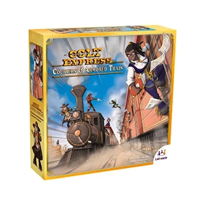 Image of Ludonaute Colt Express Couriers &amp; Armored Train Board Game Ages 10+ 3 8 Players 50 Minutes Playing Time