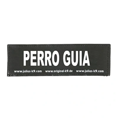 Image of Interchangeable Patches, 1 pair, PERRO GUIA, Size: Large, Black