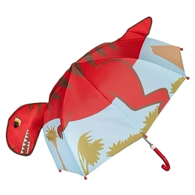 Image of VON LILIENFELD Umbrella Children Kids Dinosaur T Rex Boy Girl up to approx. 8 years.