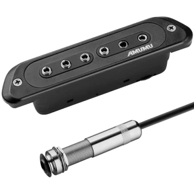 Image of Amumu SP60 Acoustic guitar Pickup Humbucker Magnetic Passive Soundhole for