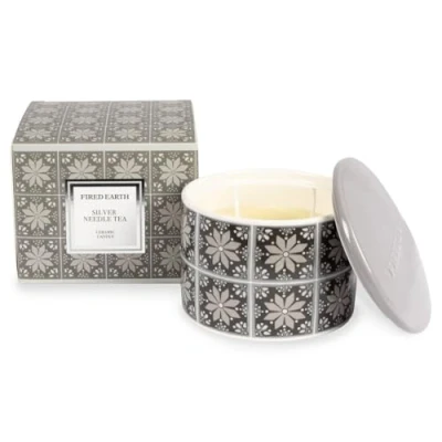 Image of Fired Earth by Wax Lyrical Large Candle Silver Needle Tea