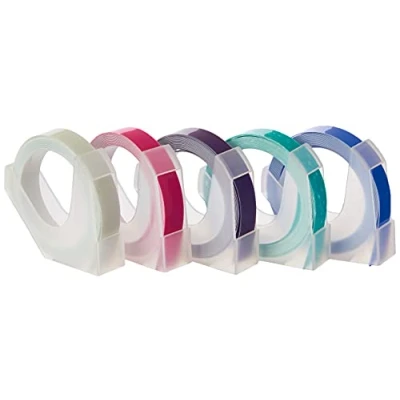 Image of Artemio Refill Tapes Click Label Maker, Pastel Pink, Purple, Snow, Purple and Transparent, one Packaging Size
