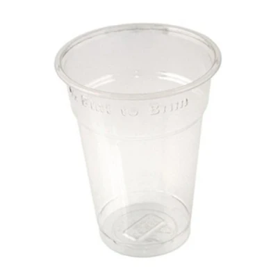 Image of Huhtamaki CM118 Disposable Half Pint to Brim Tumbler (Pack of 1000)