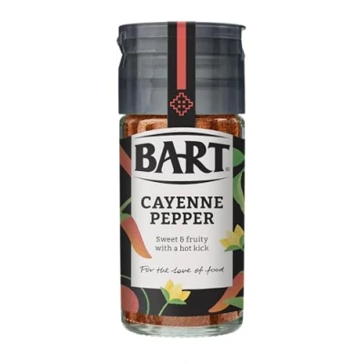 Image of BART Cayenne Pepper Sweet &amp; Fruity, Ideal for Vegetable Soup Curry (6x36g Bulk Buy Set)