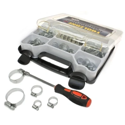 Image of Toolzone 35 Piece Stainless Steel Hose Clamp Set