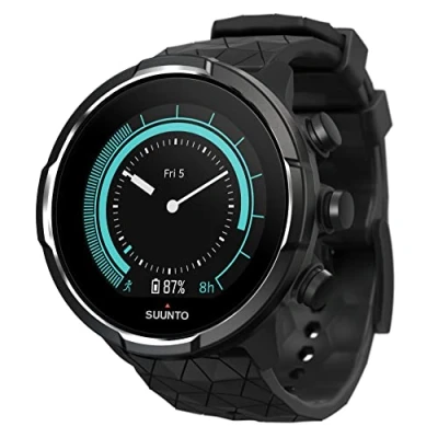 Image of Suunto 9 Baro GPS sports watch with long battery life and heart rate measurement at the wrist