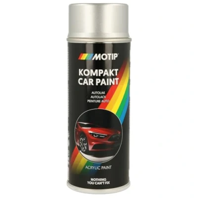 Image of 0, 6, 61, 62, 63 Vehicle combination paint MOTIP 55240 400ml aerosol silver Kompakt metallic 12 ml