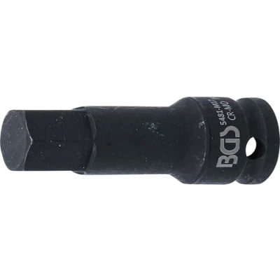 Image of BGS 5481 M17 Impact Bit Socket length 75 mm 12.5 (1/2&quot;) Drive internal Hexagon 17