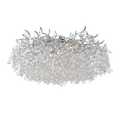 Image of Paul Neuhaus Ricicle ceiling light, crystal pendant, Ø 80 cm
