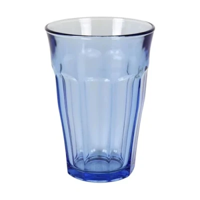 Image of Duralex Picardie Glasses Set Blue 360 ml Ø 9 x 12.5 cm (4 Units)