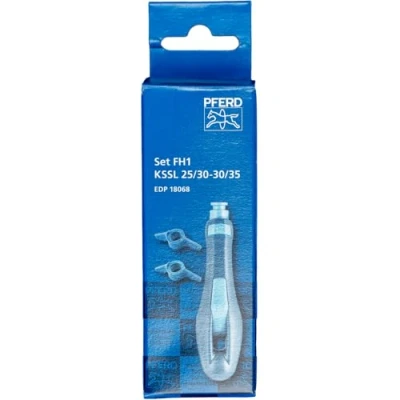 Image of PFERD Set for Chainsaw File Diameter 4.0 5.5 mm, 1 x Ergonomic Handle, 2 sharpeners, 12600030 Uniform Sharpening Results