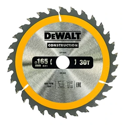 Image of Dewalt DT1935 Circular Saw Blade 165 x 20 mm 30WZ