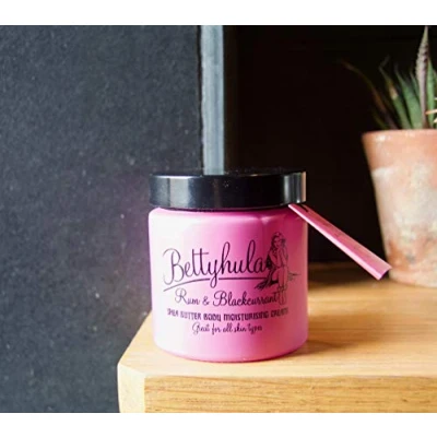 Image of Betty Hula Rum &amp; Blackcurrant Shea Butter Body Moisturiser Cream 120ml