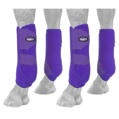 Image of Tough 1 Extreme Vented Sport Boots Set, Purple, Small