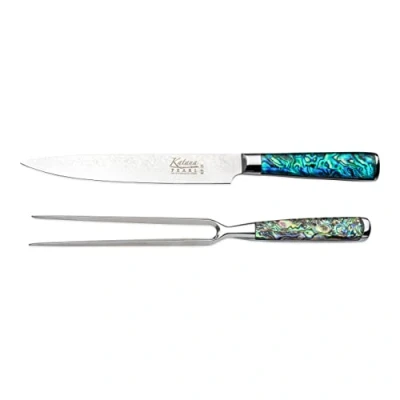 Image of Katana Saya Pearl KP 2015/2 Carving Knife and Fork Set