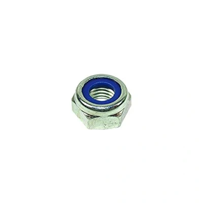 Image of Size M16 Nyloc Nylon Hex Lock Nut Pack 5