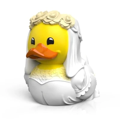 Image of TUBBZ First Edition Bride Collectible Vinyl Rubber Duck Figure Official Numskull Merchandise Wedding &amp; Novelty Gifts