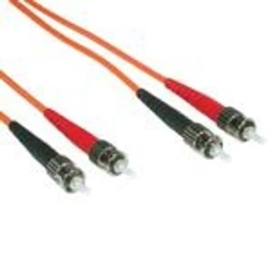 Image of C2G 2m Fibre/Fiber Optic Cable for Fast Ethernet, Fibre Channel, ATM and Gibabit Patch LSZH ST/ST Duplex Multimode 62.5/125 MM