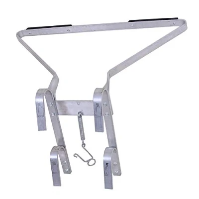 Image of Universal I Shaped Down Pipe Stand Off Ladder Accessory Helps Stop Your Slipping and Keep Safety Use in Flat Wall