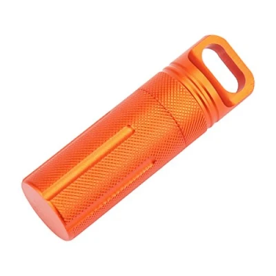 Image of Weiye Military Grade Air tight EDC Accessory Case, 1PCS Waterproof Pill Fob Capsule/match Case Battery Holder Outdoor Survival Storage Container Dry Box 3.93&quot;