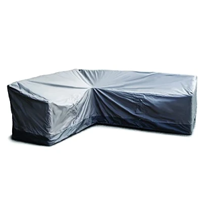 Image of Maypole L Shaped Corner Sofa Cover Right Hand Side Full Length 260cm 600D Oxford Heavy Duty Water Resistant PVC Lined