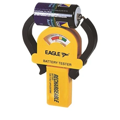 Image of Eagle Compact Battery Tester Checker for 1.5V AA AAA C D 9V, PP3 and Button Cell Batteries (Requires No to Operate)