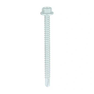 Image of TIMco L70B Hex No.3 Self Drilling Screw 5.5 x 70 Silver Ruspert (Box of 100)