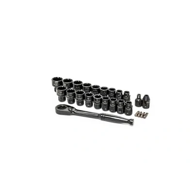 Image of Crescent CX6PT25 3/8&quot; Drive Pass Thru X6 Standard Spline Mechanics Tool Set. 25 Pieces