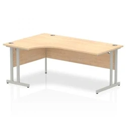 Image of Impulse Cantilever 1800 Left Hand Crescent Desk Maple I0