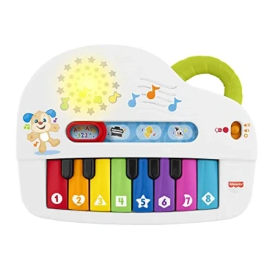Image of Fisher Price Silly Sounds Light Up Piano, Version in: English UK Italian Portuguese Spanish, Castilian, HHX13