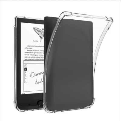 Image of GIOPUEY for Pocketbook Touch HD 3 Clear Case Soft TPU Back Shell, Slim Cover with Airbag Protection, Lightweight, Compatible Transparent