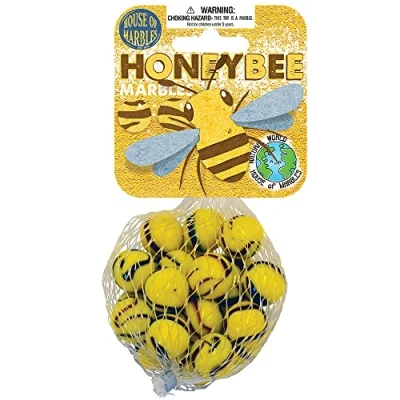 Image of Bumble Bee Themed Marble Collection Cracker Filler Mini Gift