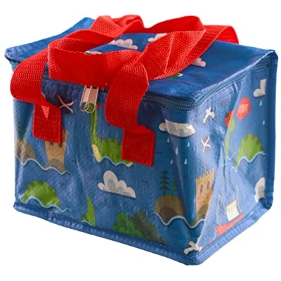 Image of Puckator Woven Cool and Lunch Bag with Bonnie Scotland Design Insulated for Women Men Children Box Work &amp; School Beach Picnic Accessories Childrens