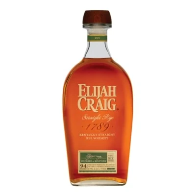 Image of Elijah Craig Straight Rye Whiskey 70cl 47% ABV Award Winning Extra Aged Kentucky