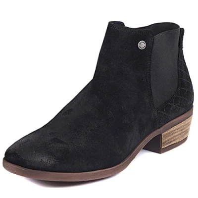 Image of Barbour Womens Vanessa Elastic Chelsea Dealer Fashion Work Office Boots Black 6