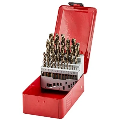 Image of fischer 543330 Cobalt Drill Bits (25 Pieces), Grey, Set of Pieces