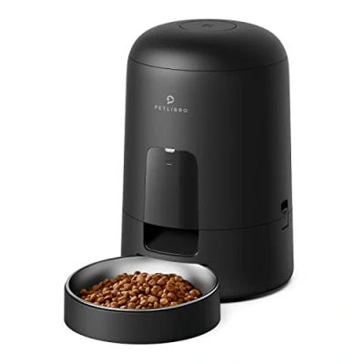 Image of PETLIBRO Automatic Cat Feeder, Cordless Feeder with Battery Powered, 180 Day Life, Anti Mistake Control Panel Design, up to 6 Meals per Day, for &amp; Dog